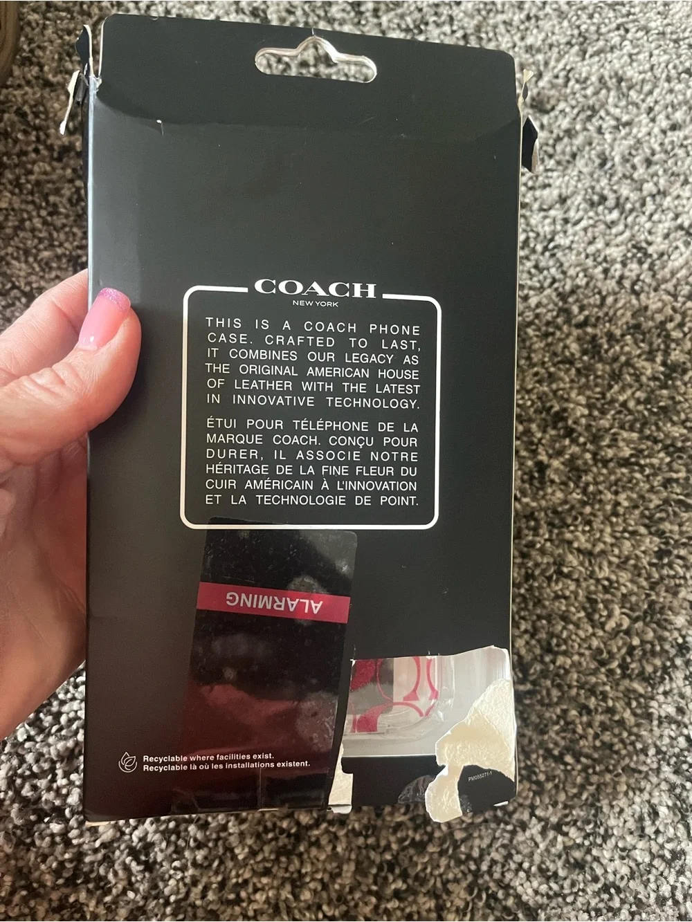 Coach phone case